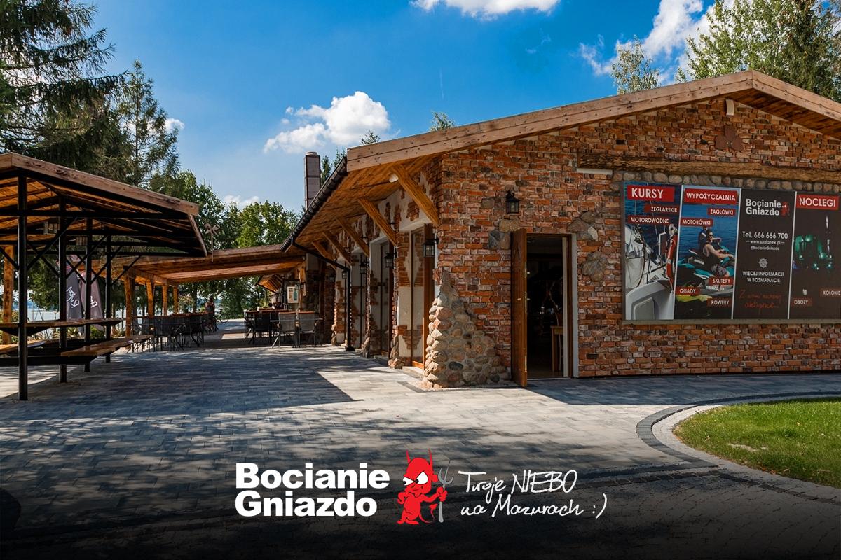 Bocianie Gniazdo - Ośrodek Wypoczynkowo-Żeglarski na Mazurach - Ryn - ViaCamp.pl