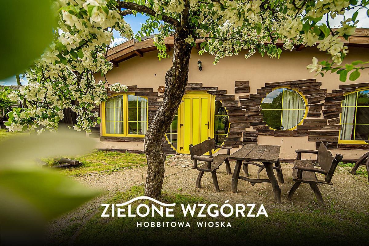 Zielone Wzgórza - Hobbitowe Domki na Kaszubach - Przywidz - ViaCamp.pl